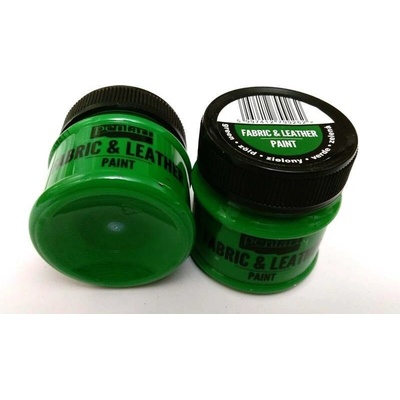 Kůže a textilní barva 50 ml zelená