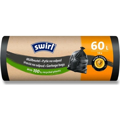 Swirl zatahovací pytle 60 l 34 μm 10ks