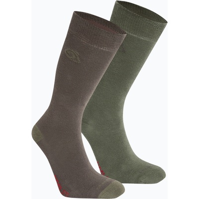 Craghoppers Чорапи за трекинг Craghoppers NosiLife TwinPck, 2 чифта, woodland green/wild olive