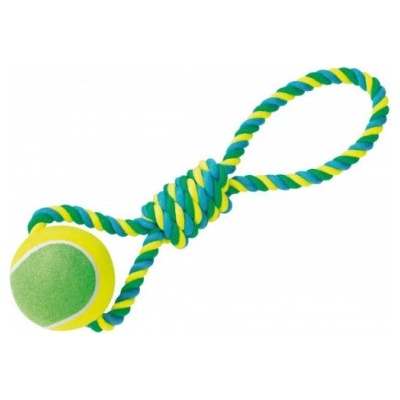 Nobby XXL pro psy tenisák 12 cm s lanem