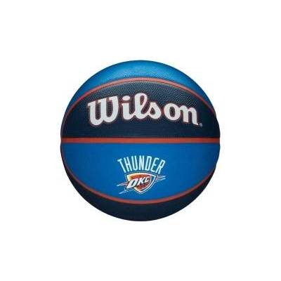 Wilson Баскетболна Топка Wilson Nba Team Tribute Okc Син Естествен каучук (Размер 7)