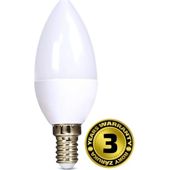 Solight LED žárovka , svíčka, 6W, E14, 6000K, 450lm bílá studená bílá