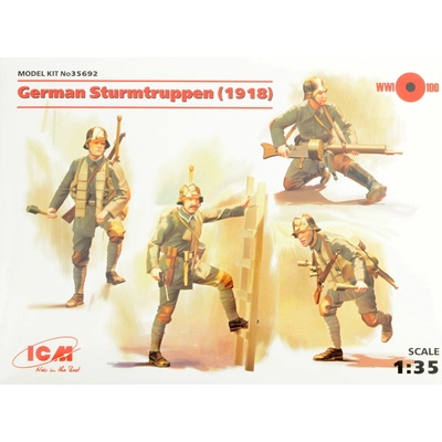 ICM German Sturmtruppen 1918 4 fig. 1:35