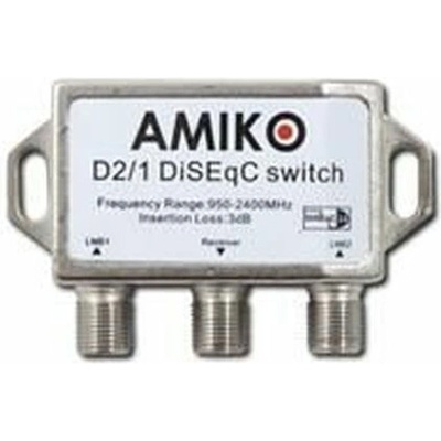 DiSEqC prepínač AMIKO 2/1 Premium indoor