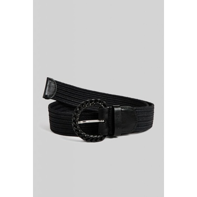 Gant BRAIDED COTTON BELT čierna