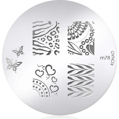 Konad destička na razítkování m78