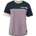Horsefeathers Дамска фланелка с къс ръкав за колоездене Horsefeathers Women's Quantum Bike Jersey Cycling jersey - Indigo / Iris (156-2802-0112)