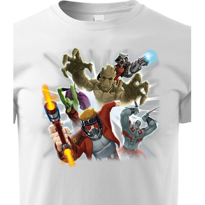 Dětské tričko Marvel postavy Bílá Velikost Canvas Bezvatriko.cz 2339