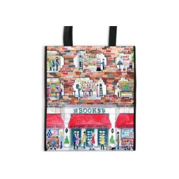Image 1 of DAY AT THE BKSTORE REUSABLE SHOPPING BAG | STORRINGS MICHAEL