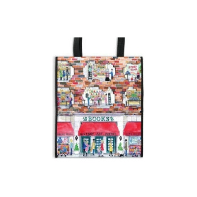 DAY AT THE BKSTORE REUSABLE SHOPPING BAG | STORRINGS MICHAEL