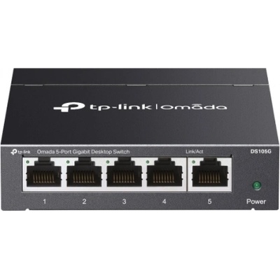 Суич TP-Link DS105G, 1000 Mbps, 5 порта, 5x 10/100/1000Mbps RJ-45 (DS105G)