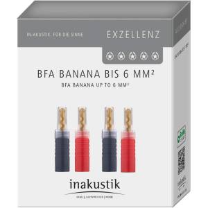 in-akustik BFA бананов щепсел Inakustik Excellence (4бр. /комплект), код 0081691 (81691)
