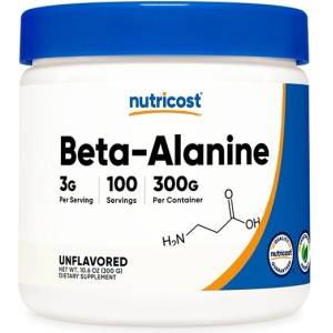 Nutricost Сила и издръжливост - Бета аланин (Beta-Alanine), 300 g прах Nutricost (81218 (002101) NC)