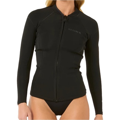 Rip Curl Дамски неопренов костюм Rip Curl Women's Dawn Patrol L/S Jacket Wet suit - Black II - размер 8 (US) (150-3950-0213)