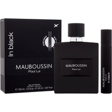 Mauboussin Pour Lui In Black Dárková sada pánská parfémovaná voda 100 ml a pánská parfémovaná voda 20 ml