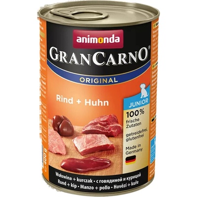 Animonda Gran Carno Original Junior hovädzie + kura 400 g