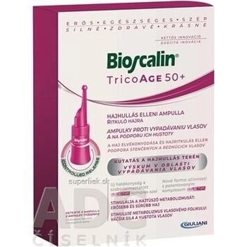 Bioscalin TricoAge 50+ AMPULKY proti vypadávaniu vlasov 8x3,5 ml, 8005809020749