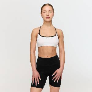 GymBeam Спортен сутиен Varsity White L