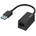 Hama Мрежов адаптер HAMA, USB-A мъжко - RJ-45 женско, Gigabit, Черен (HAMA-200325)
