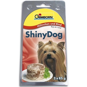 GimDog Shiny Dog kuracie + hovädzie 2 x 85 g