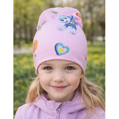 United Labels Dívčí čepice TLAPKOVÁ PATROLA SKYE A EVEREST jaro podzim růžová světlá Růžová světlá – Zbozi.Blesk.cz
