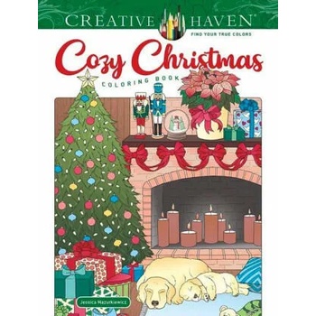 Creative Haven Cozy Christmas Coloring Book