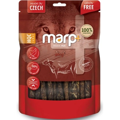 Marp Holistic Plus hovädzie maškrty pre psy 80 g