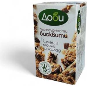ДОБИ Бисквити с лимец и мюсли шоколад 150г