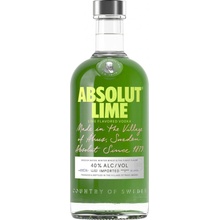 Absolut Lime 40% 0,7 l (čistá fľaša)