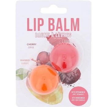 2K Duo Lip Balm Pro hydrataci rtů balzám na rty 2,8 g + balzám na rty 2,8 g Mango Cherry