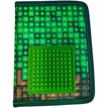 PIXIE CREW Едноетажен несесер, зелен, Mine&Craft 50 пиксела