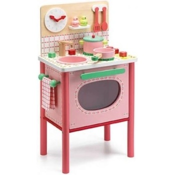 DJECO - Дървена детска кухня - Кухнята на Лила (DJ06504)