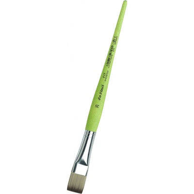 Štětec DaVinci zelený plochý 374 - 20