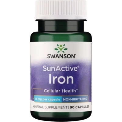 Swanson SunActive Iron 15 mg [90 капсули]