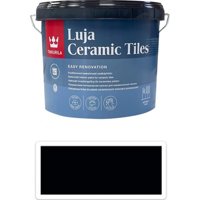 TIKKURILA Luja Ceramic Tiles 2,7 l Čierna