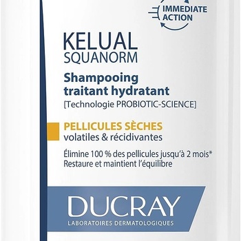 Ducray Kelual Squanorm Šampon hydratační na suché lupy 400 ml