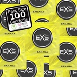 EXS Condoms 100 бр. Презервативи с аромат на банан EXS Banana