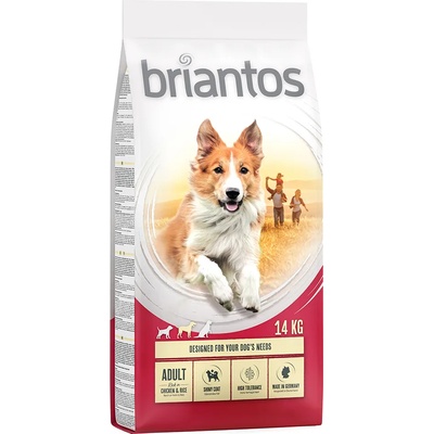 Briantos 4х1кг Adult Briantos - пиле и ориз, суха храна за кучета
