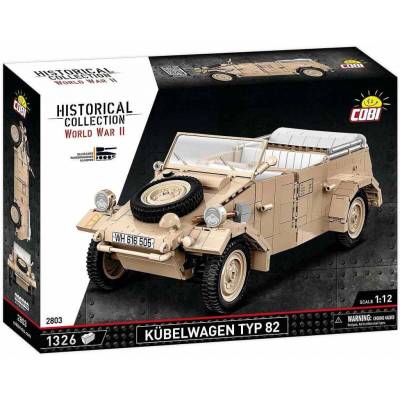 COBI 2803 World War II Německý velitelský vůz Kübelwagen PKW TYP 82 1:12