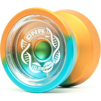 YoYoFactory DNA Kovové Yoyo Oranžová Modrá