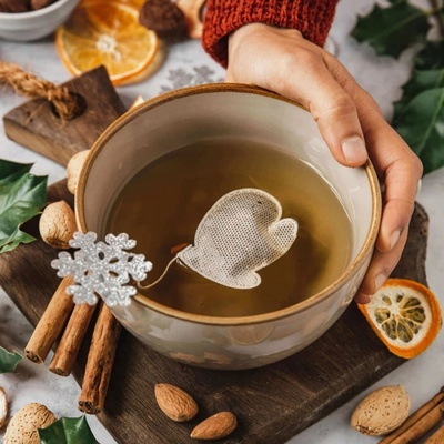TEA HERITAGE Čierny čaj Pumpkin Glove Snowflake 5 ks