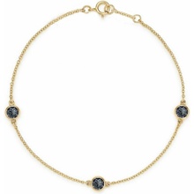 Swarovski e. dámsky zlatý náramok seb5803