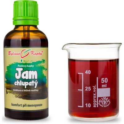 Bylinné kapky Jam yam-smldinec chlpatý Dioscorea villosa bylinné kvapky tinktúra 50 ml
