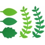 TITANUM Foam stickers fern 27x85mm 20pcs