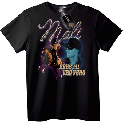 NOONEBRAND Тениска Mali Eres Mi Vaquero - XS, White