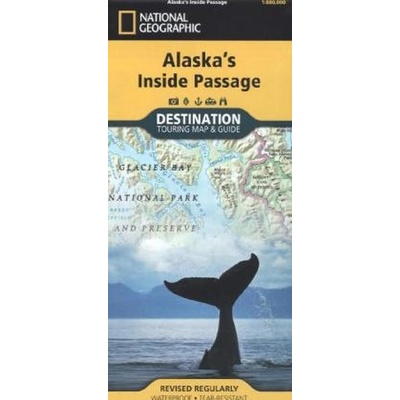 mapa Alaska Inside Passage 1:880t