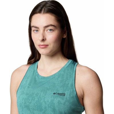 Columbia Bluebird Canyon Tank dámske športové tielko River Blue Popflorid Jacquard