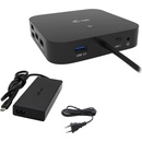 i-Tec USB-C Dual Display Docking Station with Power Delivery 100 W + i-Tec Universal Charger 112 W C31DUALDPDOCKPD100W