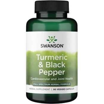 Image 1 of Swanson Turmeric & Black Pepper [90 капсули]