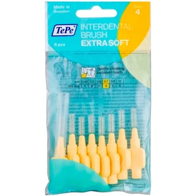 TePe Extra Soft четки за междузъбно пространство 0, 7mm 8 бр